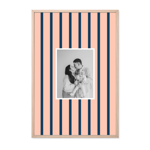 Vertical Stripes Photo Frame Vertical Stripes Photo Frame