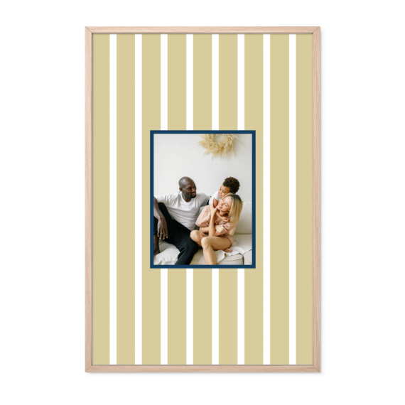 Vertical Stripes Photo Frame Vertical Stripes Photo Frame