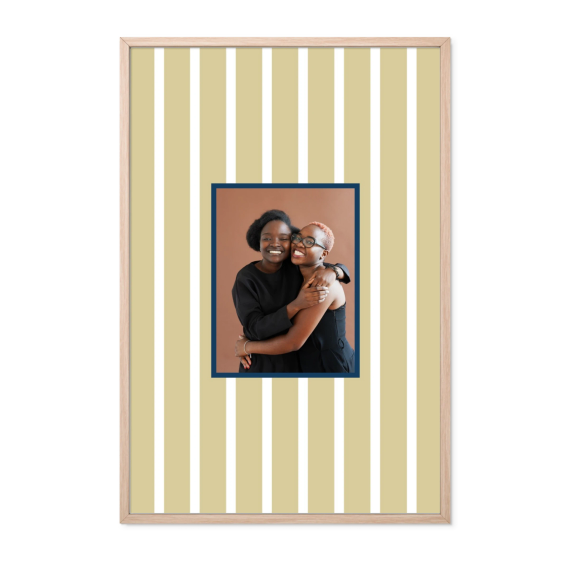 Vertical Stripes Photo Frame Vertical Stripes Photo Frame