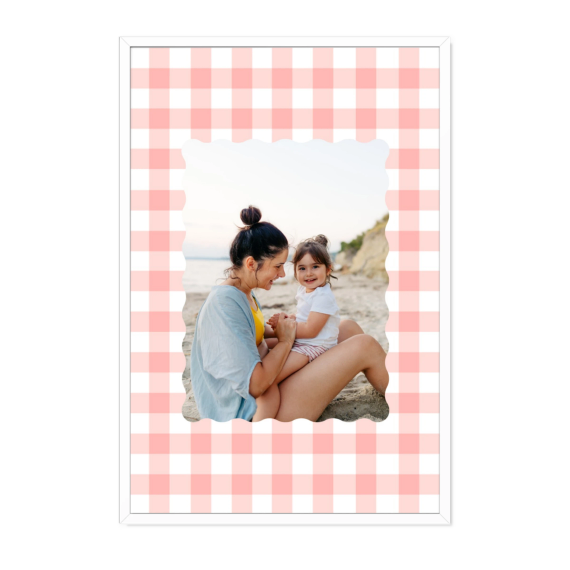 Inramad poster 30 x 45 cm Vit Inramad poster 30 x 45 cm Vit