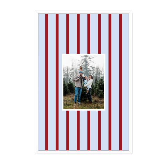 Vertical Stripes Photo Frame