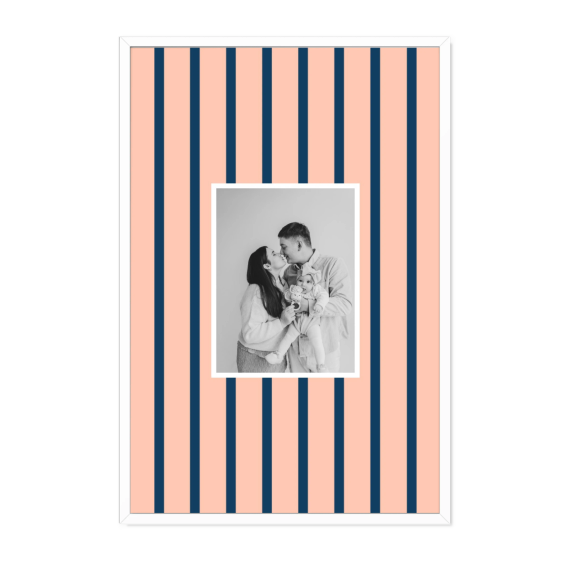 Vertical Stripes Photo Frame