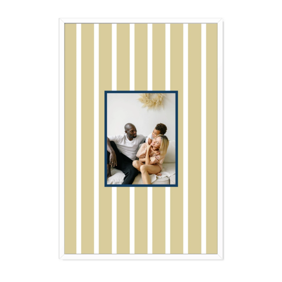 Vertical Stripes Photo Frame