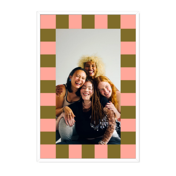 Checkered Picture Frame