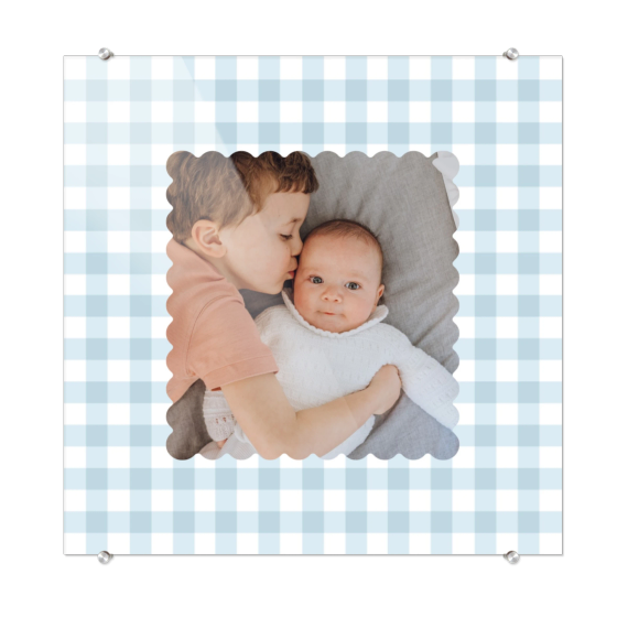 Scalloped Gingham Frame Scalloped Gingham Frame