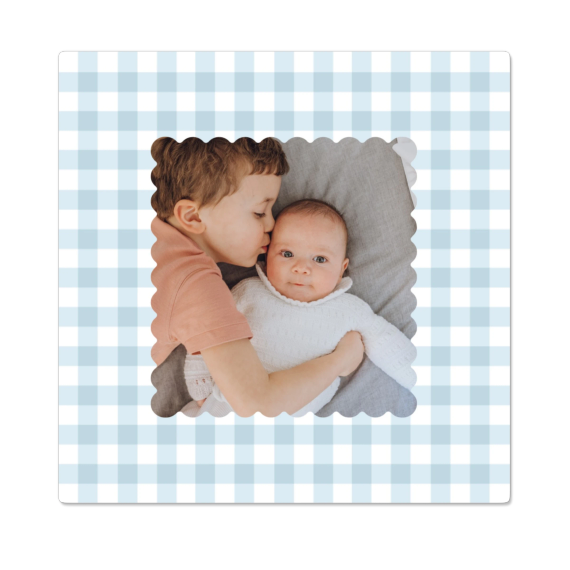Scalloped Gingham Frame Scalloped Gingham Frame