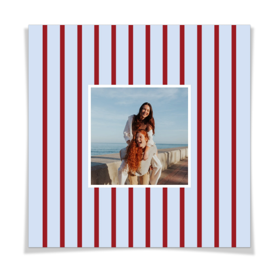 Vertical Stripes Photo Frame