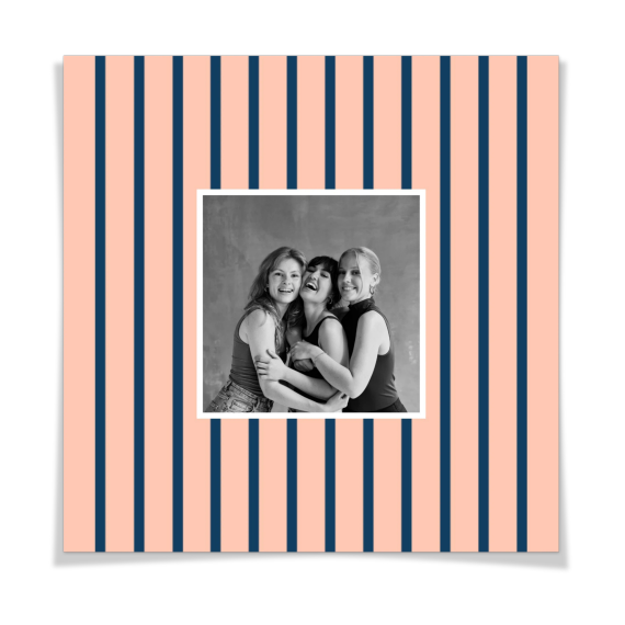 Vertical Stripes Photo Frame