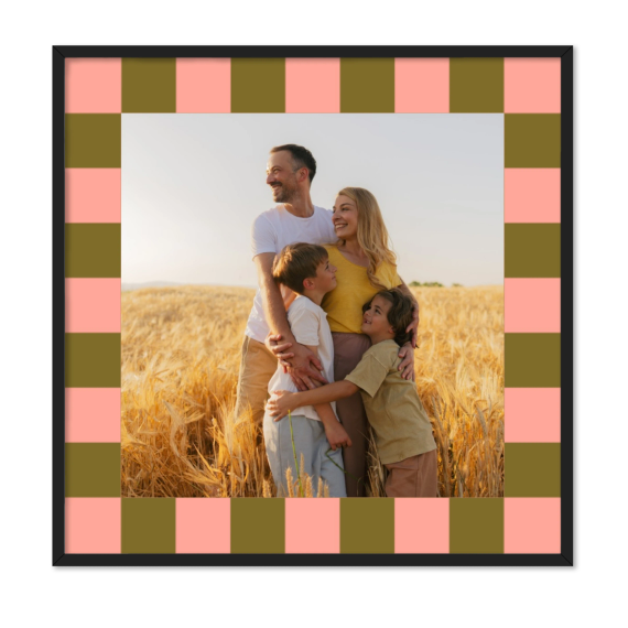 Checkered Picture Frame Checkered Picture Frame