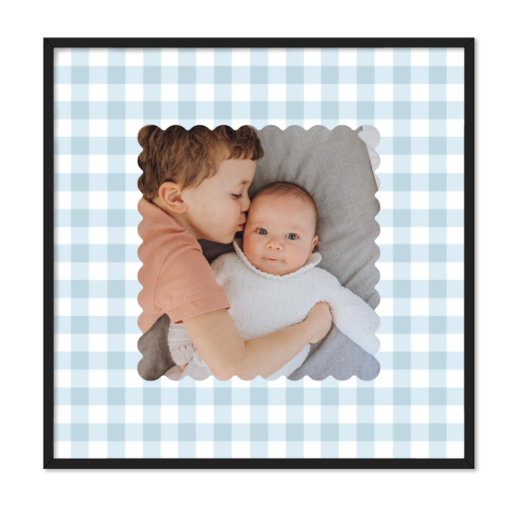 Scalloped Gingham Frame Scalloped Gingham Frame