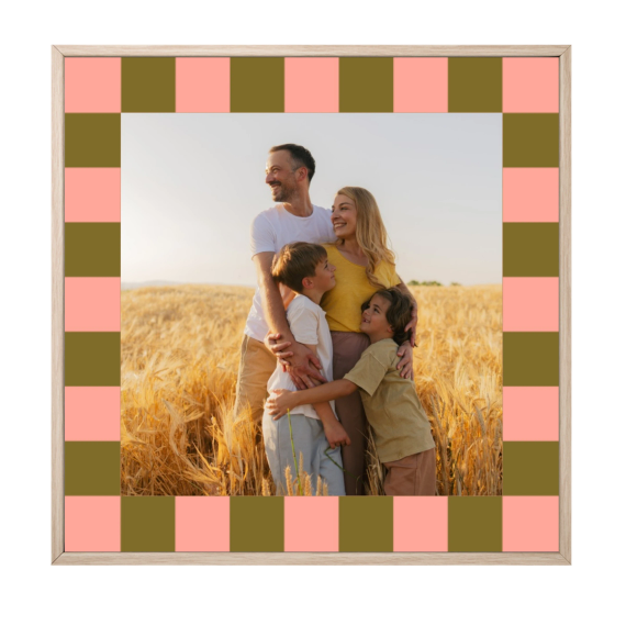 Checkered Picture Frame Checkered Picture Frame
