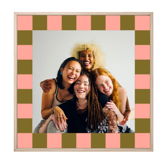 Checkered Picture Frame