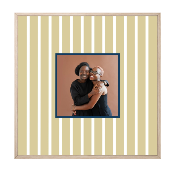 Vertical Stripes Photo Frame Vertical Stripes Photo Frame