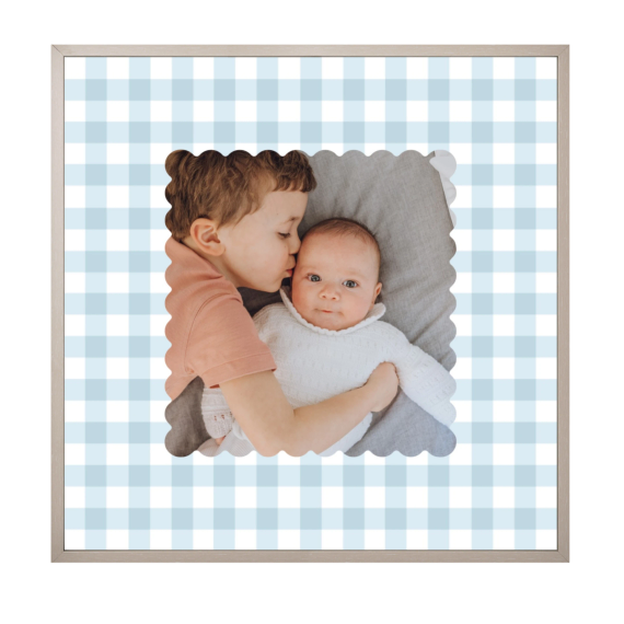 Scalloped Gingham Frame Scalloped Gingham Frame
