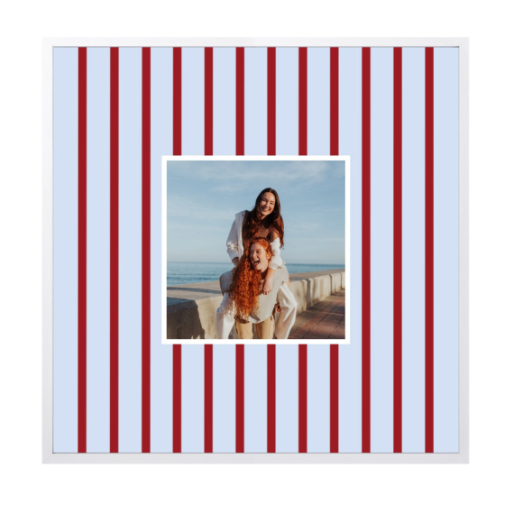 Vertical Stripes Photo Frame Vertical Stripes Photo Frame