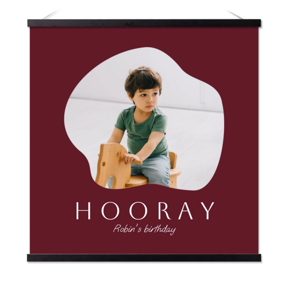 Poster with Magnetic hanger 40 x 40 cm Black Poster with Magnetic hanger 40 x 40 cm Black