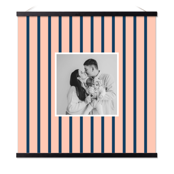 Vertical Stripes Photo Frame