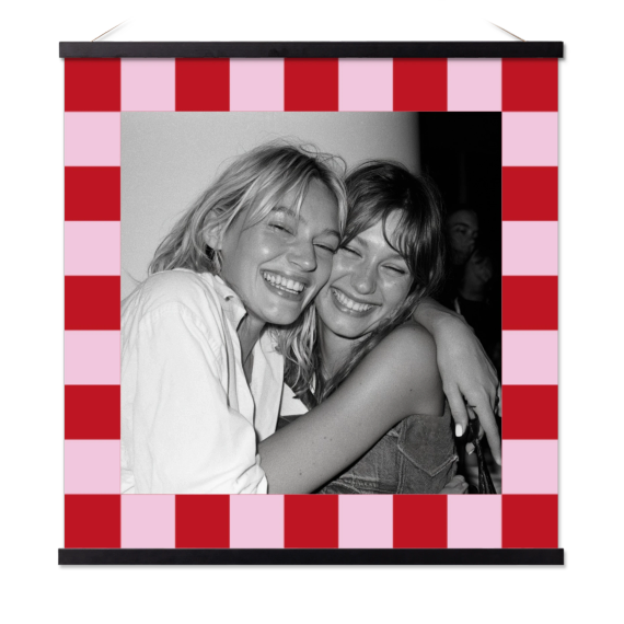 Checkered Picture Frame