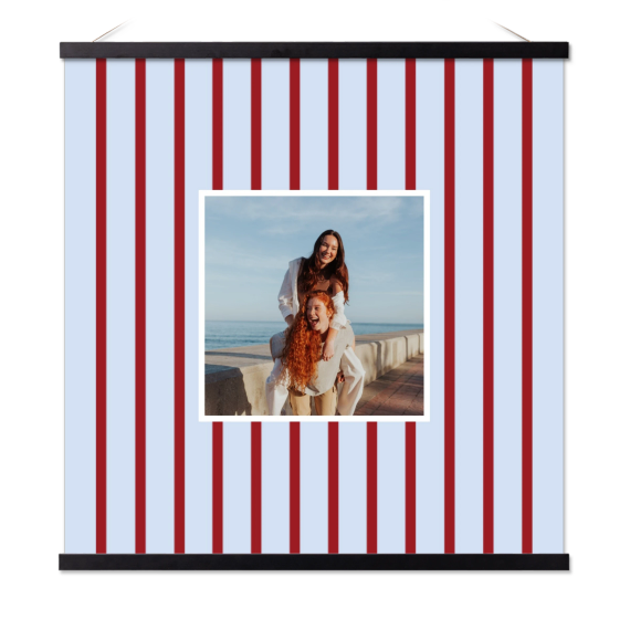 Vertical Stripes Photo Frame