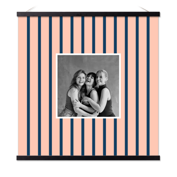 Vertical Stripes Photo Frame