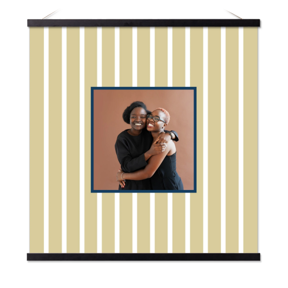 Vertical Stripes Photo Frame