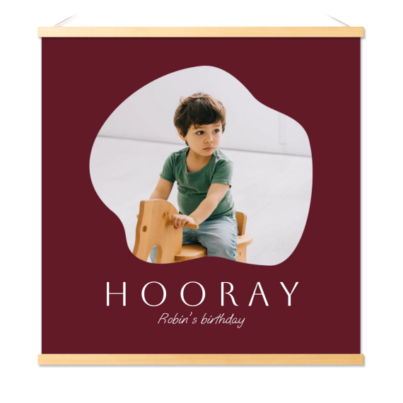 Poster with Magnetic hanger 40 x 40 cm Wood Poster with Magnetic hanger 40 x 40 cm Wood