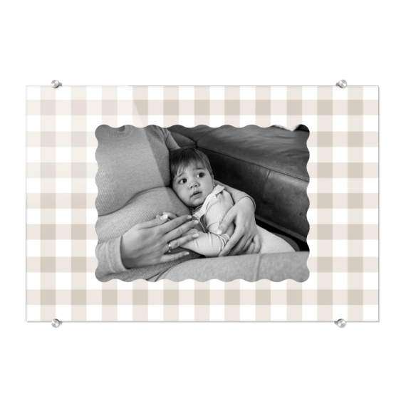 Scalloped Gingham Frame Scalloped Gingham Frame