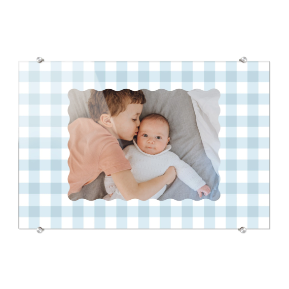 Scalloped Gingham Frame Scalloped Gingham Frame