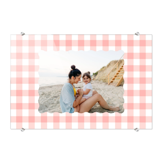 Scalloped Gingham Frame Scalloped Gingham Frame