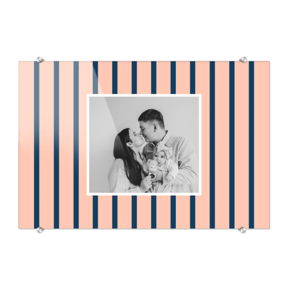 Vertical Stripes Photo Frame Vertical Stripes Photo Frame
