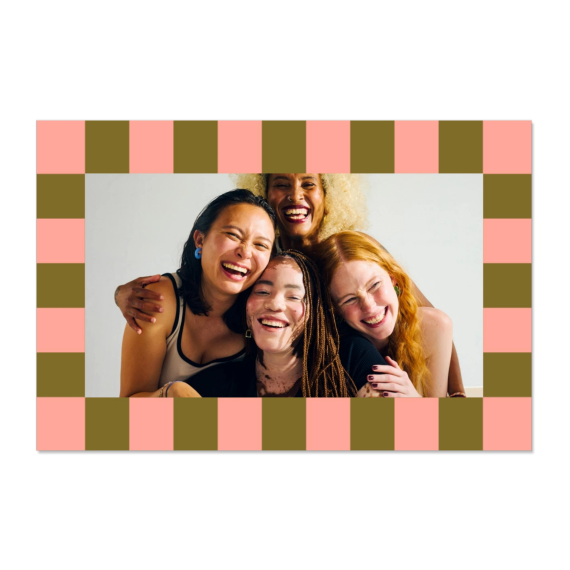 Checkered Picture Frame Checkered Picture Frame