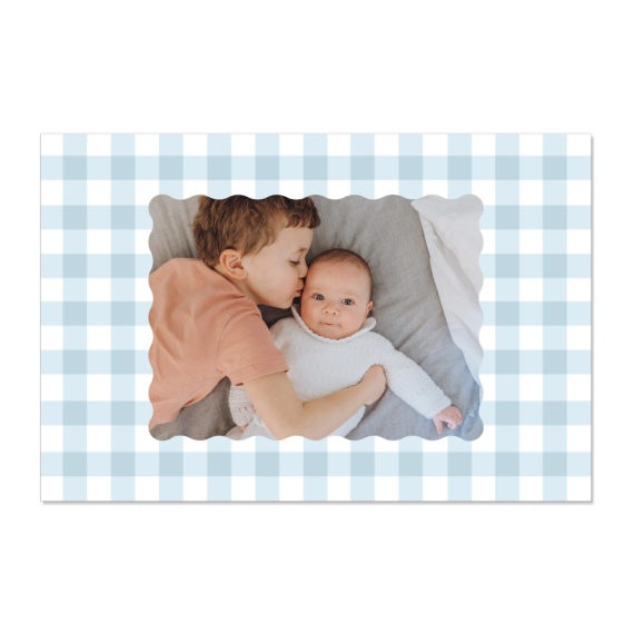 Scalloped Gingham Frame Scalloped Gingham Frame