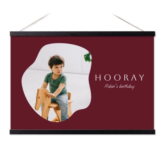 Poster with Magnetic hanger 60 x 40 cm Black Poster with Magnetic hanger 60 x 40 cm Black