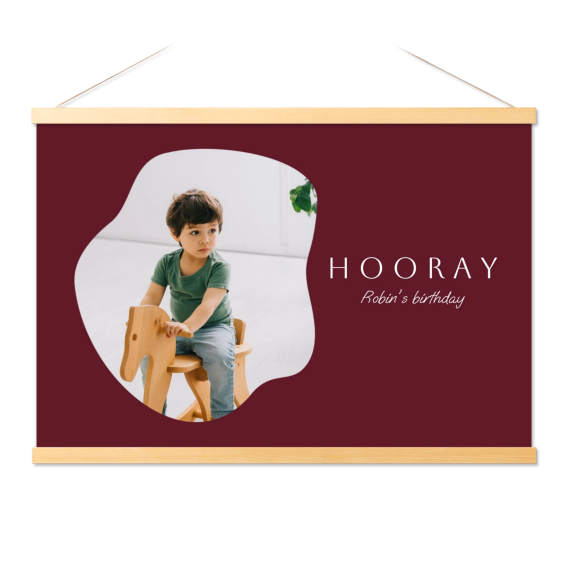 Poster with Magnetic hanger 60 x 40 cm Wood Poster with Magnetic hanger 60 x 40 cm Wood