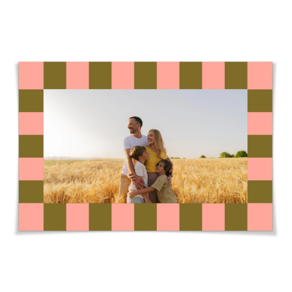 Checkered Picture Frame Checkered Picture Frame