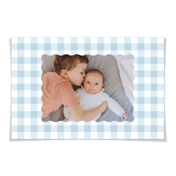Scalloped Gingham Frame Scalloped Gingham Frame