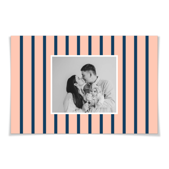 Vertical Stripes Photo Frame Vertical Stripes Photo Frame