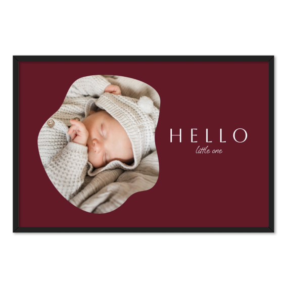 Innrammet poster 40 x 60 cm Svart
