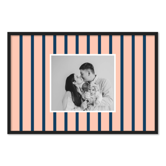 Vertical Stripes Photo Frame Vertical Stripes Photo Frame
