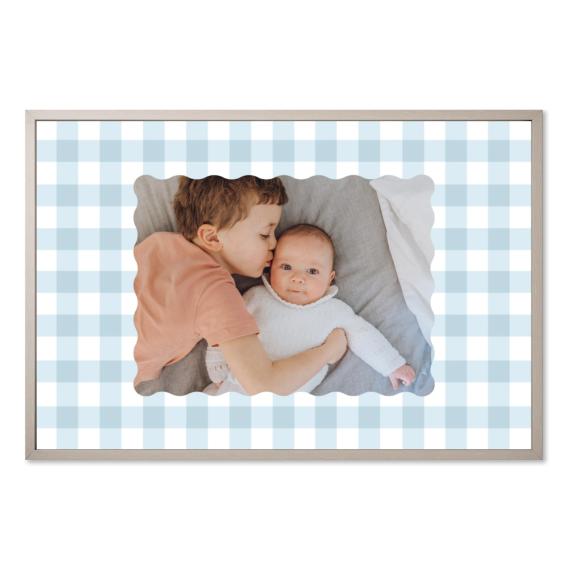 Scalloped Gingham Frame Scalloped Gingham Frame