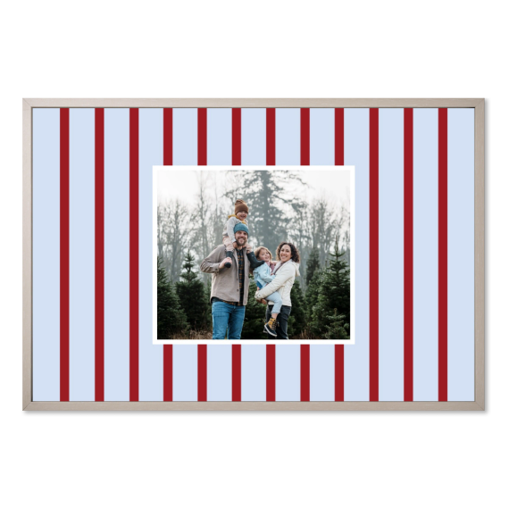 Vertical Stripes Photo Frame Vertical Stripes Photo Frame