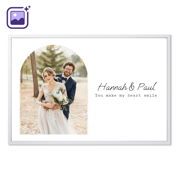 Innrammet poster 40 x 60 cm Hvit Innrammet poster 40 x 60 cm Hvit