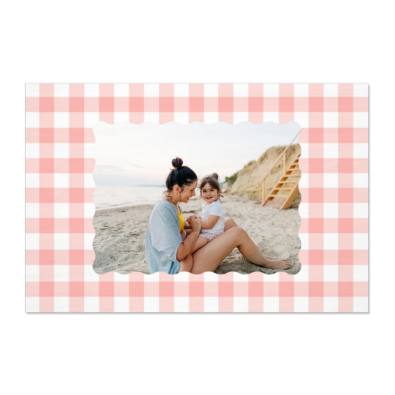Scalloped Gingham Frame Scalloped Gingham Frame