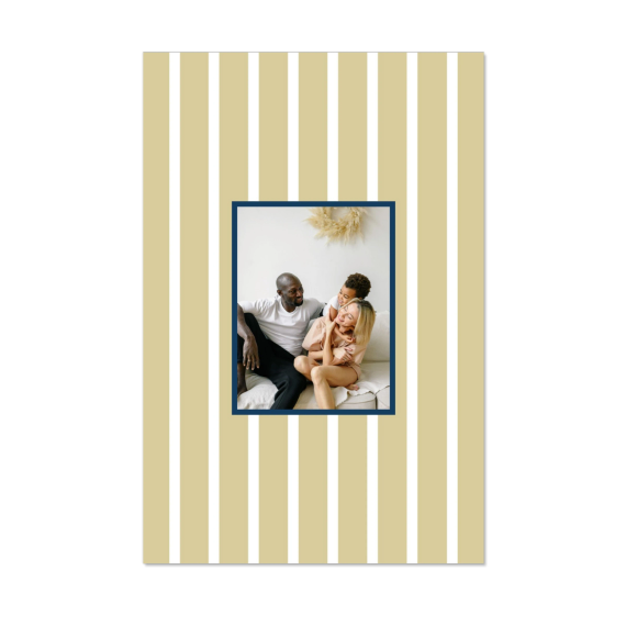 Vertical Stripes Photo Frame