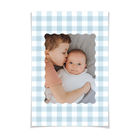 Scalloped Gingham Frame Scalloped Gingham Frame