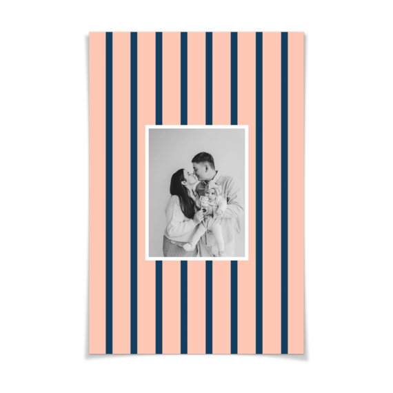 Vertical Stripes Photo Frame Vertical Stripes Photo Frame