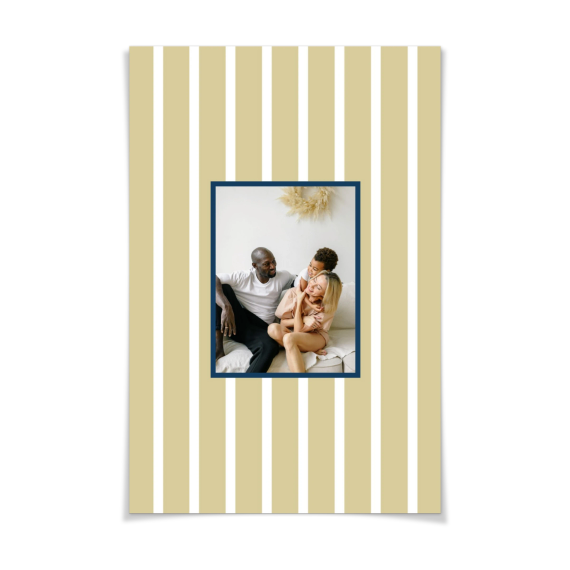 Vertical Stripes Photo Frame Vertical Stripes Photo Frame
