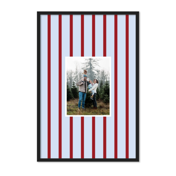 Vertical Stripes Photo Frame