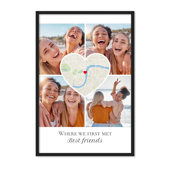 Framed Collage Poster 40 x 60 cm Black Framed Collage Poster 40 x 60 cm Black