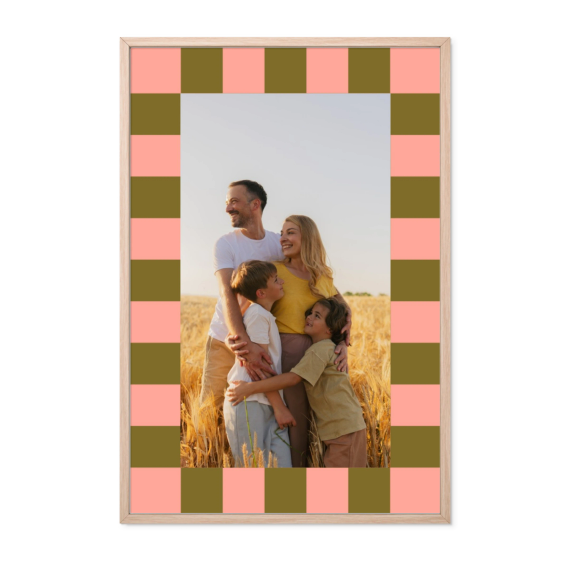 Checkered Picture Frame Checkered Picture Frame
